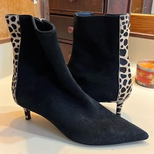 Giuseppe Zanotti Suede leopard boots